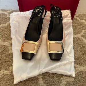 Brand new- never worn! Roger Vivier slingbacks.